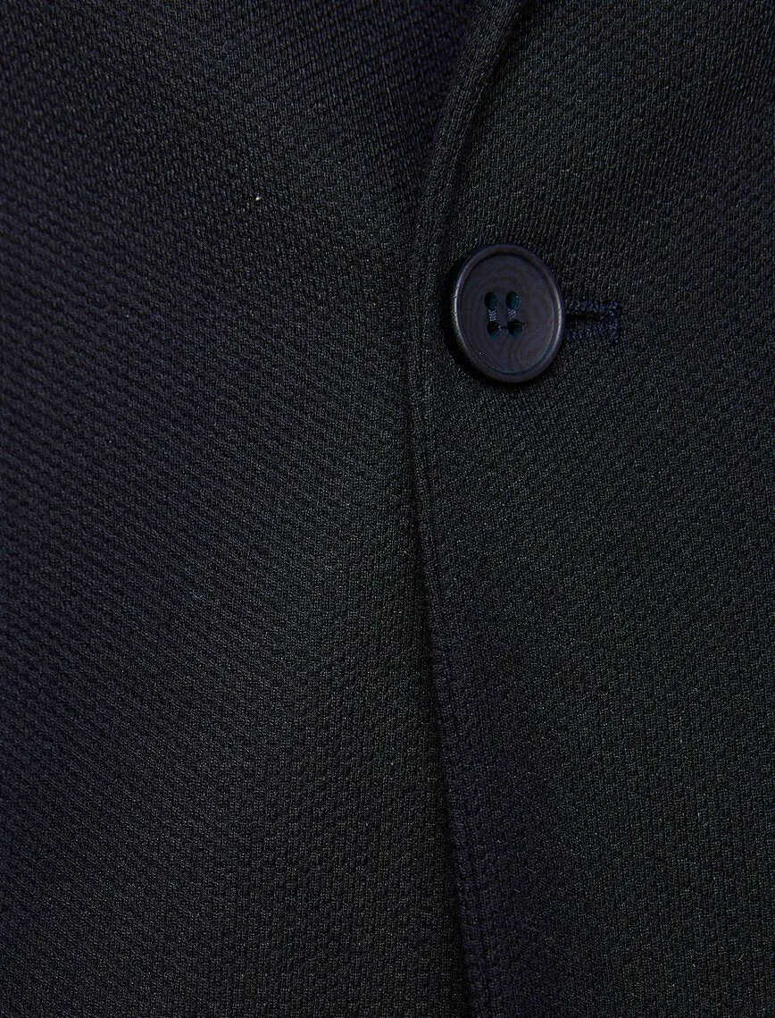 10844 Navy Plain Blazer