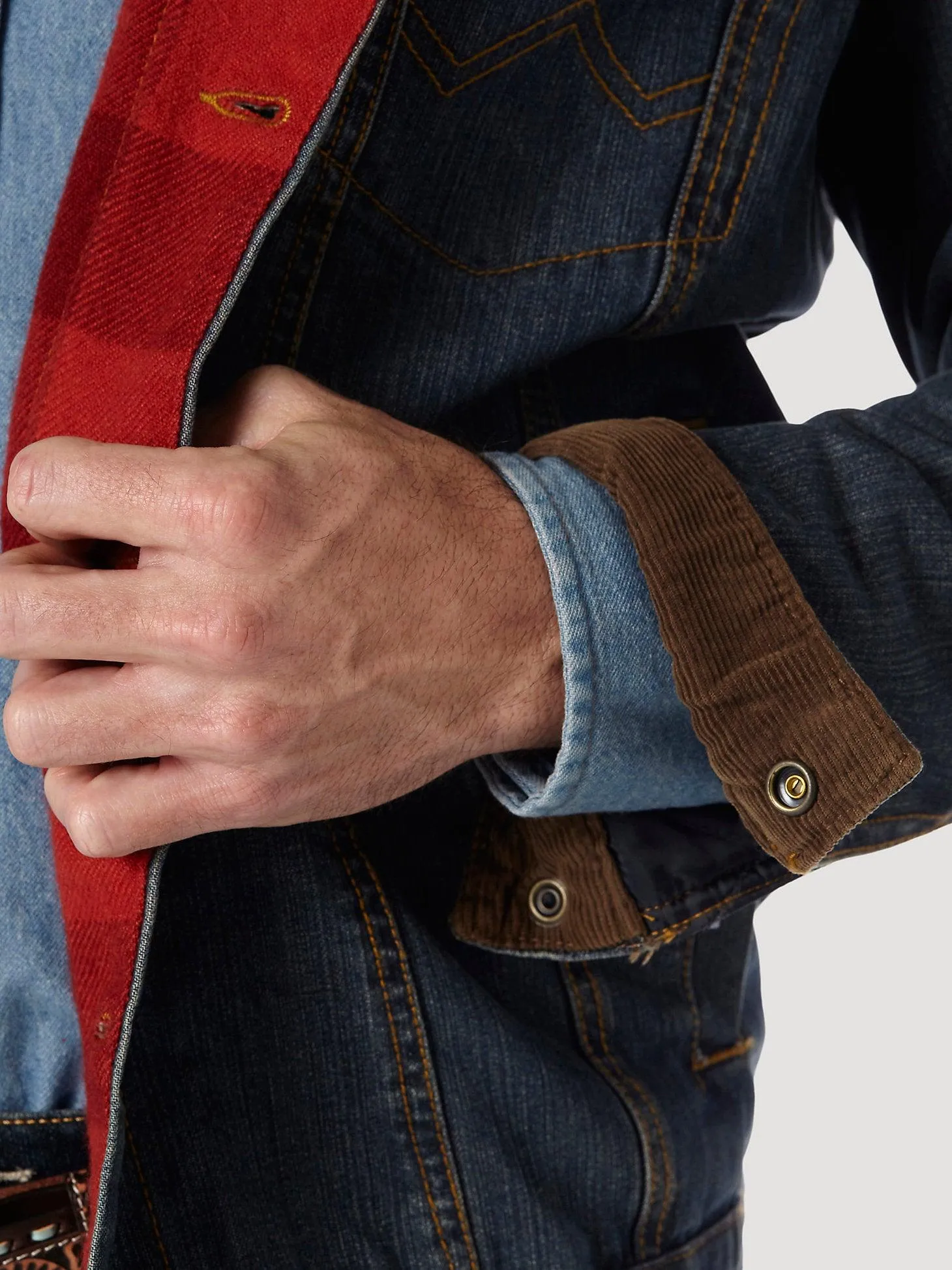 Blanket Lined Denim Jacket - Rustic