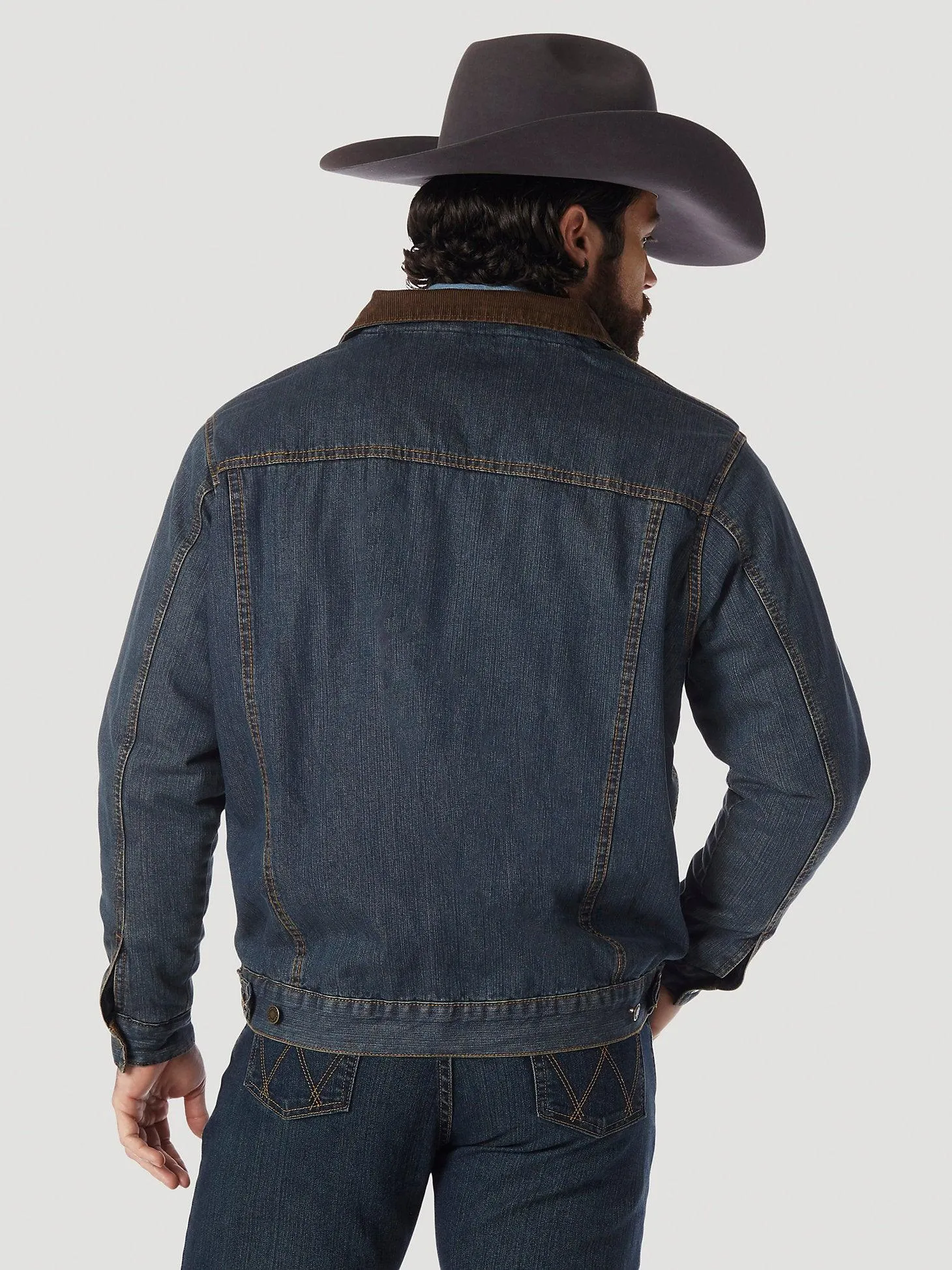 Blanket Lined Denim Jacket - Rustic