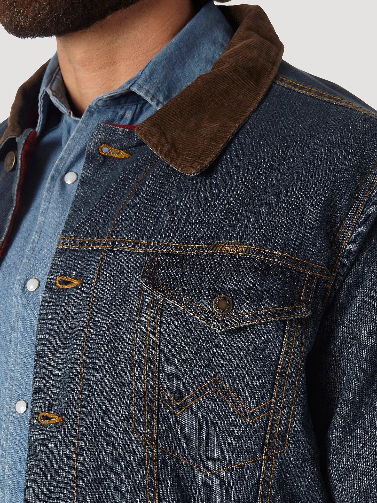 Blanket Lined Denim Jacket - Rustic