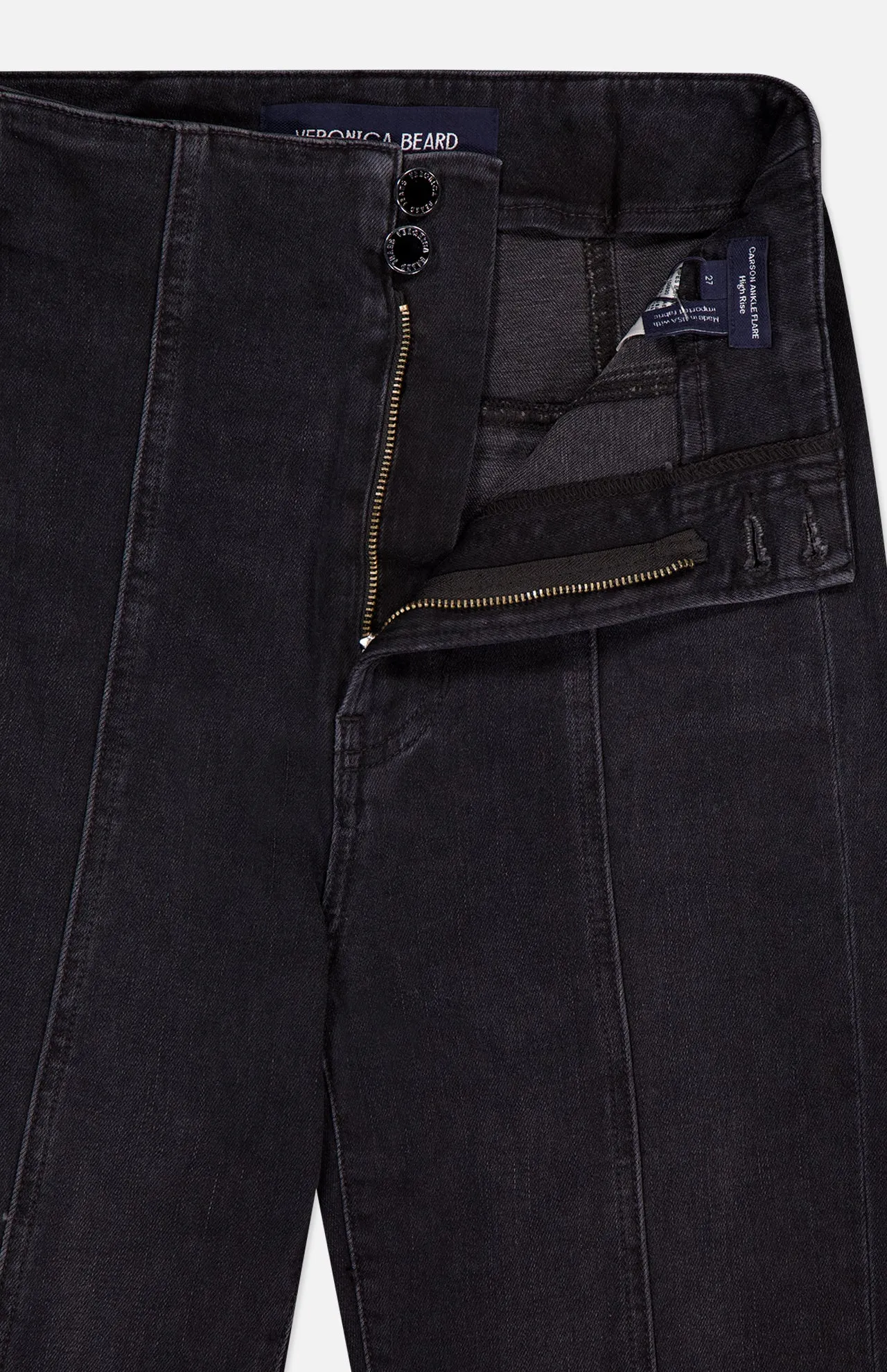 Carson High Rise Ankle Flare Jean