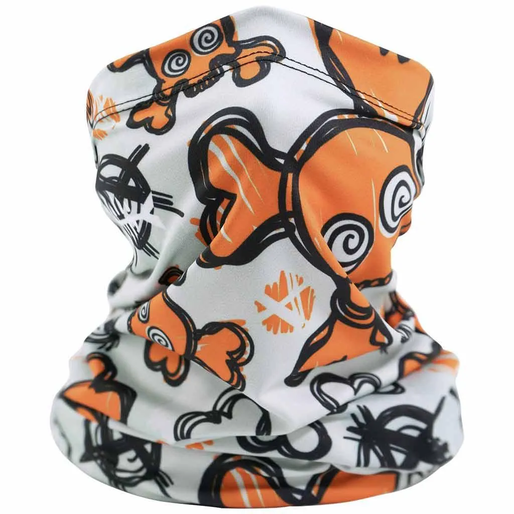 Kids’ Sun Protection Cartoon Print Neck Gaiter