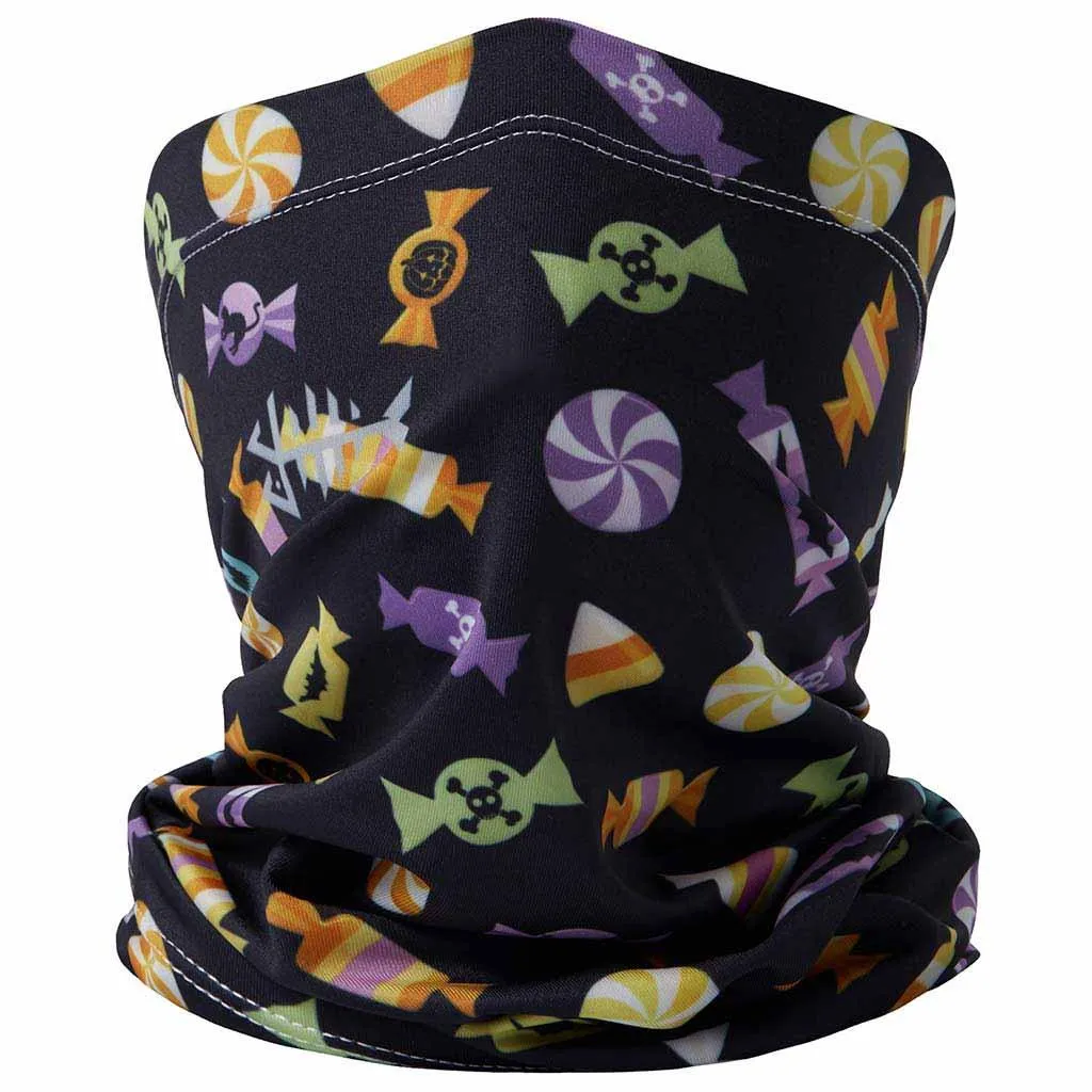 Kids’ Sun Protection Cartoon Print Neck Gaiter