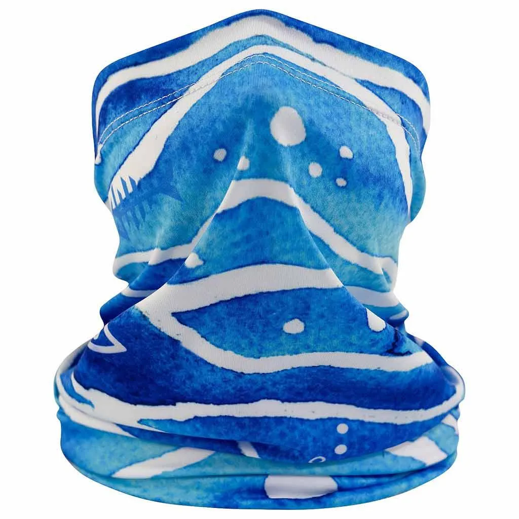 Kids’ Sun Protection Cartoon Print Neck Gaiter