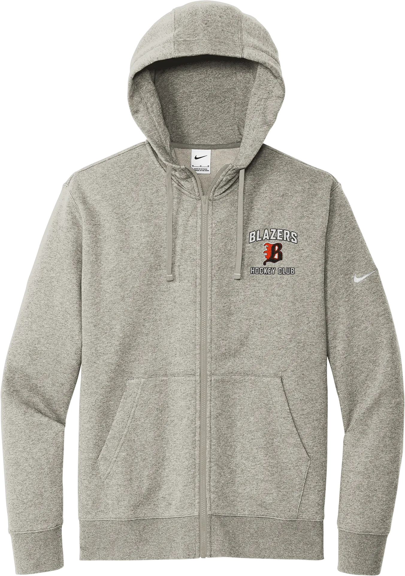 Philadelphia Blazers Nike Club Fleece Sleeve Swoosh Full-Zip Hoodie