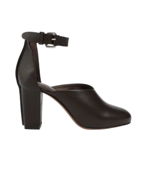 Round Toe Open Pumps